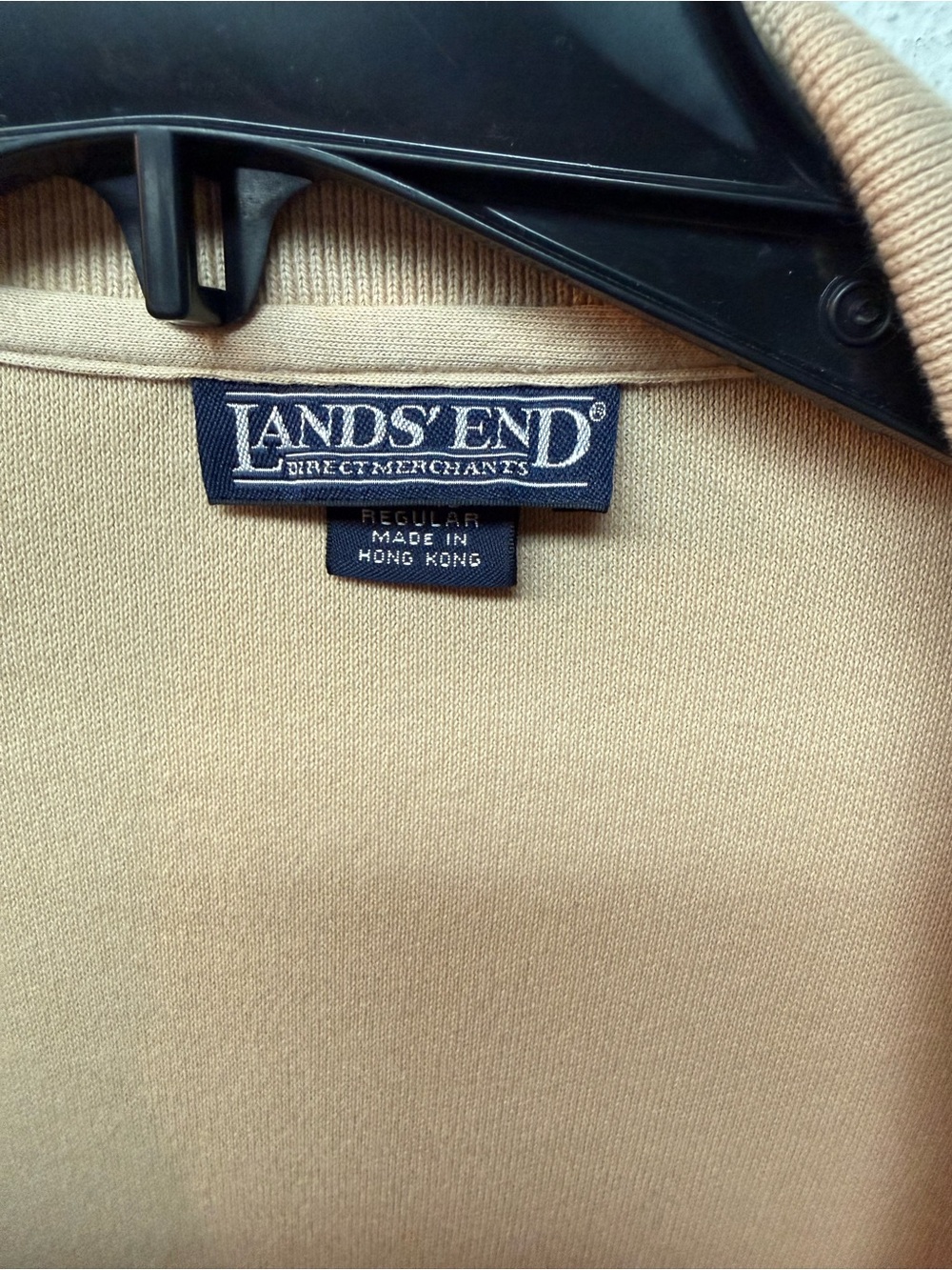 Lands' End Women's Beige Knit Blazer - Picture 3 of 6